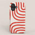 Red Lines  iPhone Case Gallery Image 1
