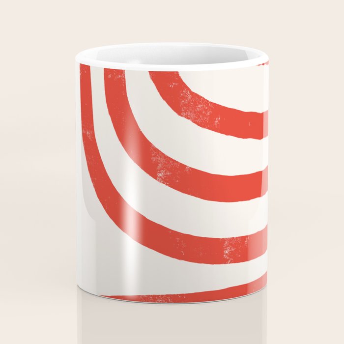 Red Lines  Coffee Mug Gallery Image 4