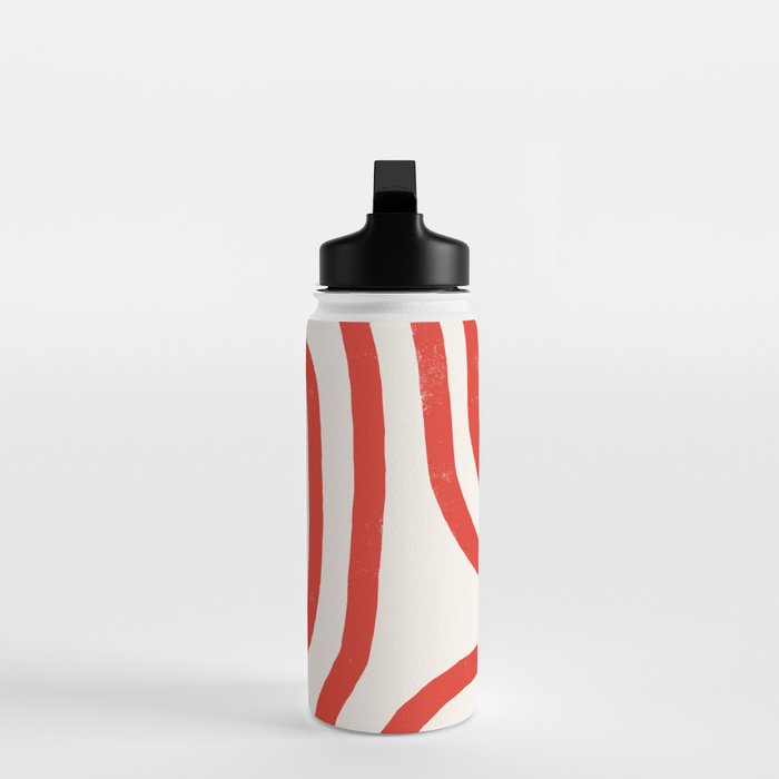 Red Lines  Water Bottle Gallery Image 3