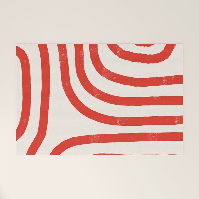Red Lines  Welcome Mat Gallery Image 1
