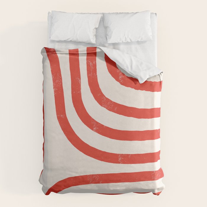 Red Lines  Duvet Cover Gallery Image 6