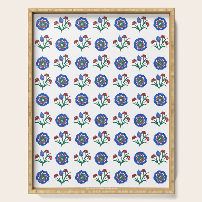 Iznik Motif  Serving Tray Gallery Image 1