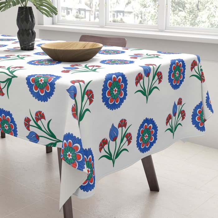 Iznik Motif  Tablecloth Gallery Image 3