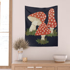 Poison Mushrooms Wall Tapestry Gallery Image 2