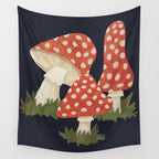Poison Mushrooms Wall Tapestry Gallery Image 4