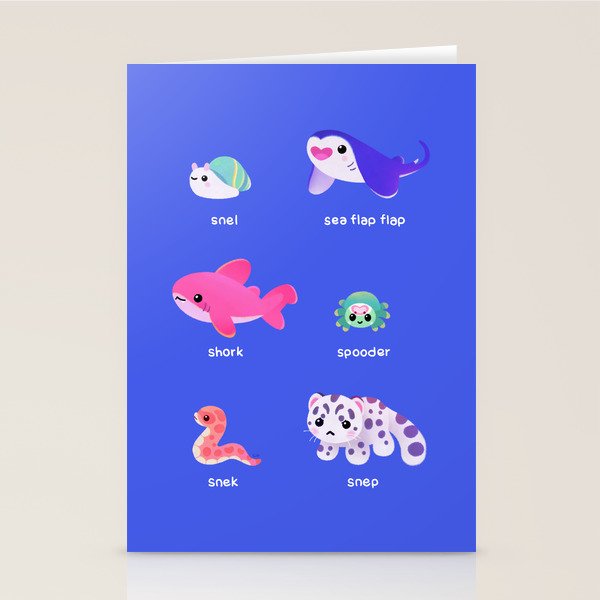 smol frens Stationery Card Gallery Image 2