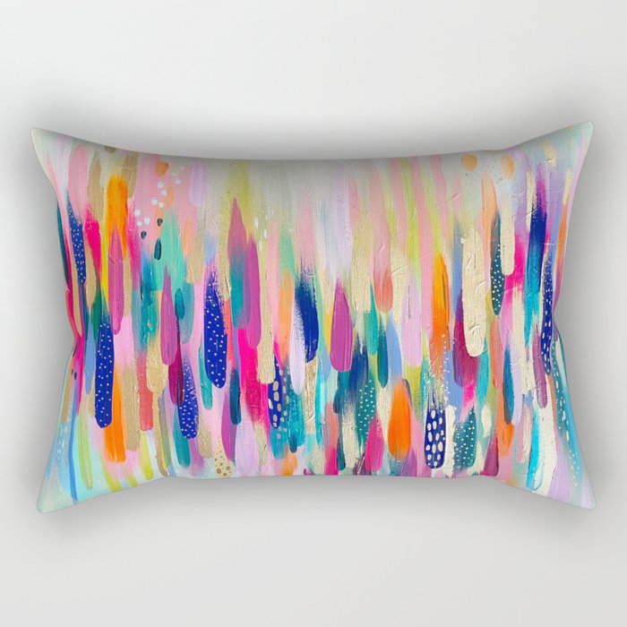 EttaVee Brushstroke no. 154 Rectangular Pillow Gallery Image 2
