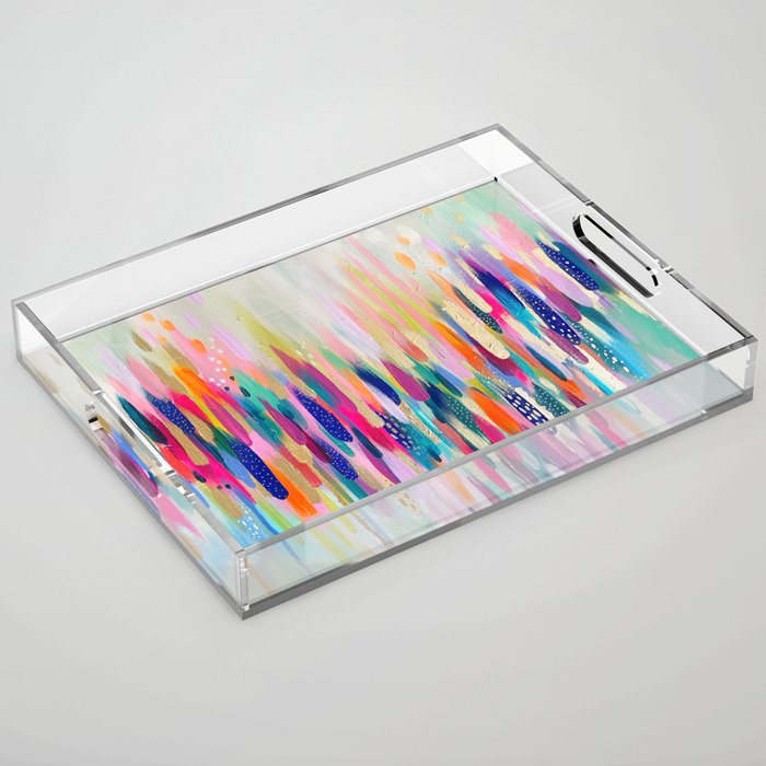 EttaVee Brushstroke no. 154 Acrylic Tray Gallery Image 1