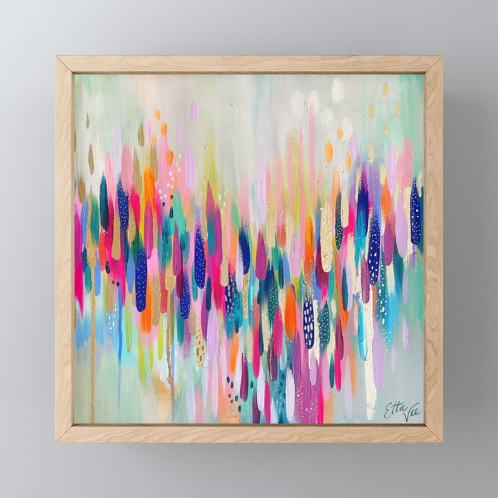 EttaVee Brushstroke no. 154 Mini Art Print Gallery Image 1