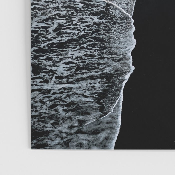 Endless Black Sand Beach Landscape In Iceland Poster Gallery Image 3