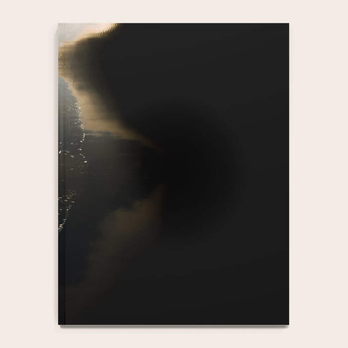 Endless Black Sand Beach Landscape In Iceland Notebook Gallery Image 4