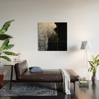 Endless Black Sand Beach Landscape In Iceland Wood Wall Art Gallery Image 2