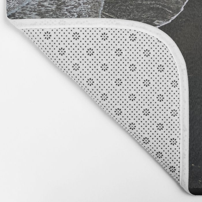 Endless Black Sand Beach Landscape In Iceland Bath Mat Gallery Image 2