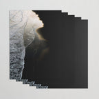 Endless Black Sand Beach Landscape In Iceland Wrapping Paper Gallery Image 3