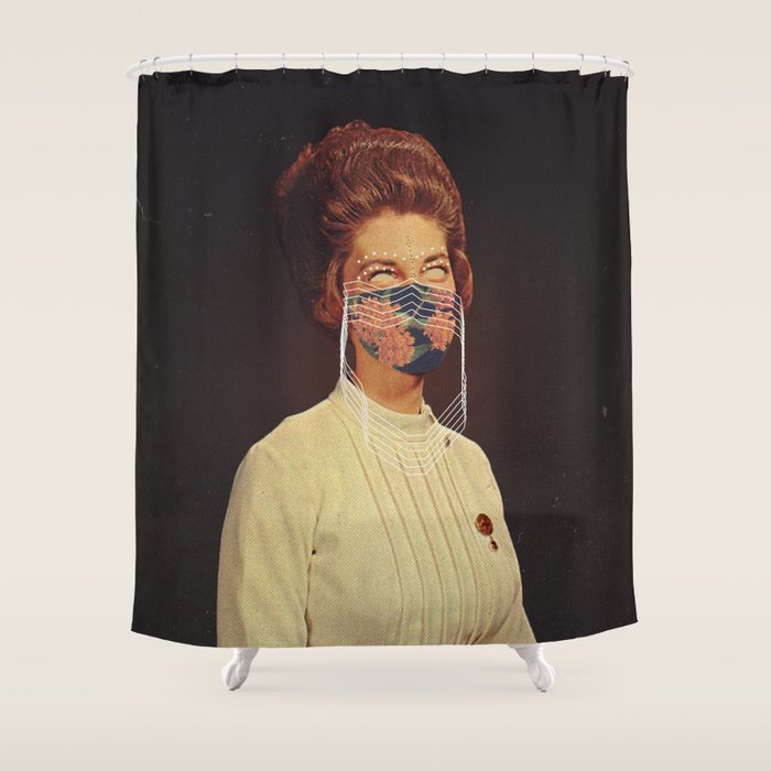 Portrait XX Shower Curtain Gallery Image 1