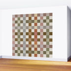 Harvest 2025 Cozy Autumn Plaid Rustic Fall Checkered Pattern Earthy Wall Mural Gallery Image 2