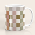 Harvest 2025 Cozy Autumn Plaid Rustic Fall Checkered Pattern Earthy Coffee Mug Gallery Image 1