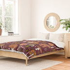 Holiday Mushroom Print Duvet Cover Gallery Image 2