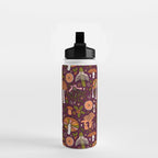 Holiday Mushroom Print Water Bottle Gallery Image 2