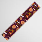 Holiday Mushroom Print Table Runner Gallery Image 3
