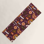 Holiday Mushroom Print Yoga Mat Gallery Image 1