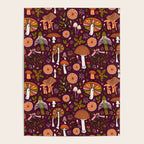 Holiday Mushroom Print Poster Gallery Image 4