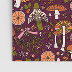 Holiday Mushroom Print Poster Gallery Image 3