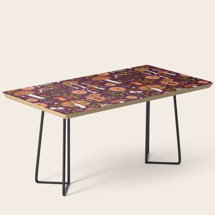 Holiday Mushroom Print Coffee Table Gallery Image 1