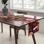 Holiday Mushroom Print Table Runner Gallery Image 2