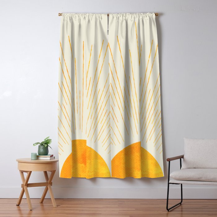 Boho Sunrise  Window Curtain Gallery Image 1