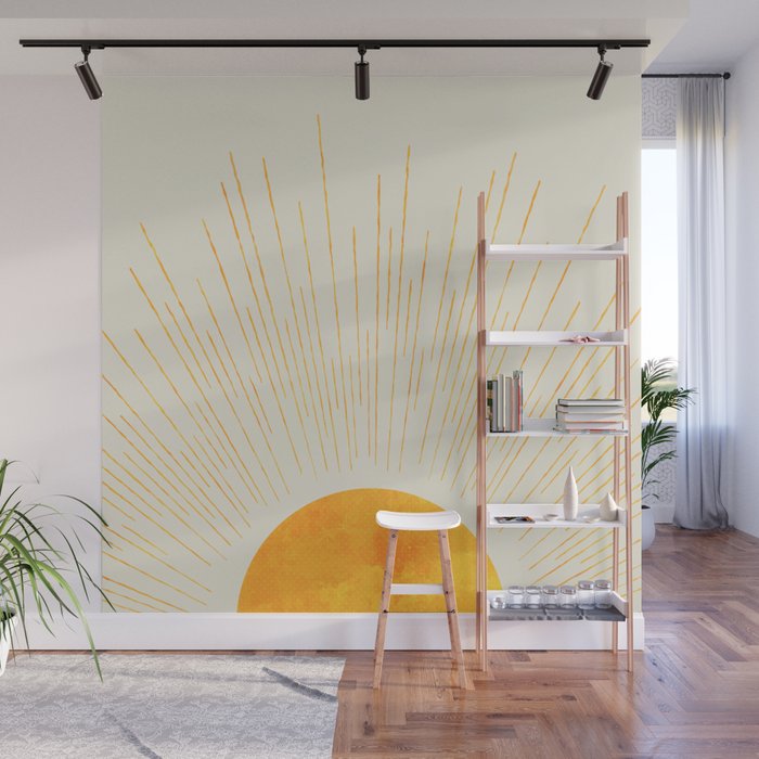 Boho Sunrise  Wall Mural Gallery Image 1