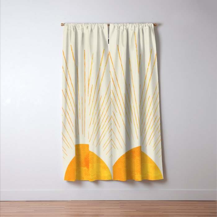 Boho Sunrise  Window Curtain Gallery Image 3