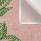 Patterned Pot Plant on Geometric Background Wall Tapestry Gallery Image 3
