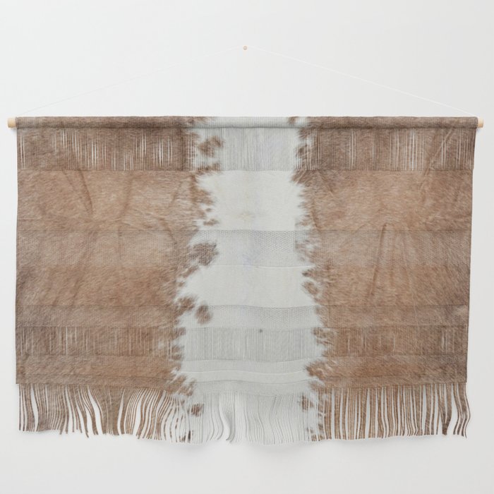 Rustic Farm Cowhide Print Wall Hanging Gallery Image 1