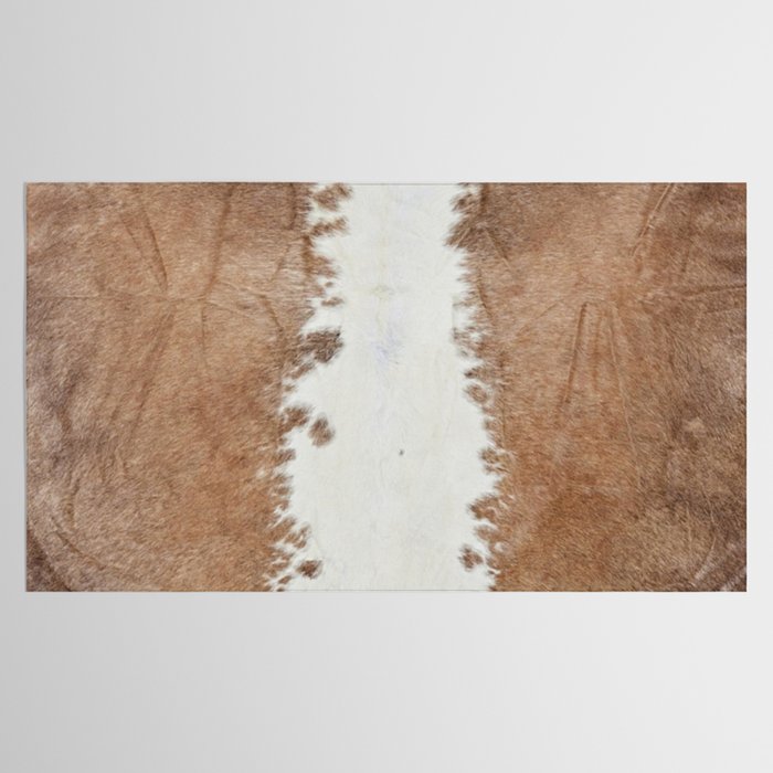 Rustic Farm Cowhide Print Tablecloth Gallery Image 2