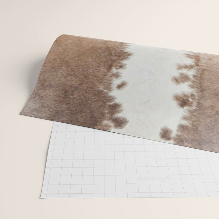 Rustic Farm Cowhide Print Wrapping Paper Gallery Image 2