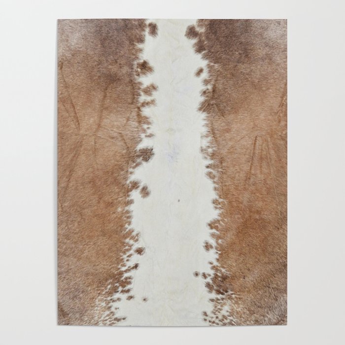 Rustic Farm Cowhide Print Poster Gallery Image 4