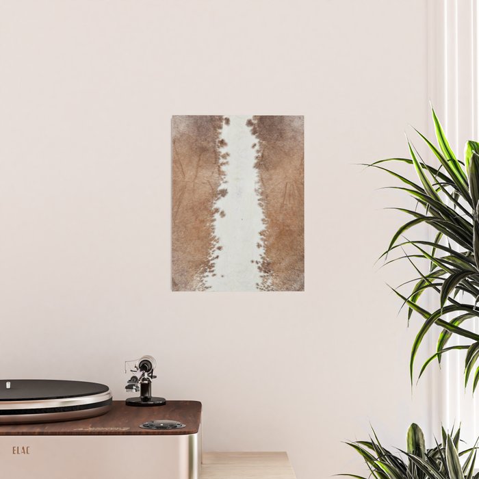 Rustic Farm Cowhide Print Poster Gallery Image 2