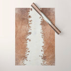 Rustic Farm Cowhide Print Wrapping Paper Gallery Image 1