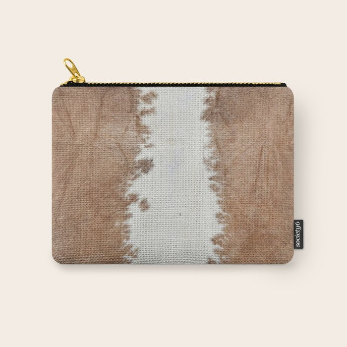 Rustic Farm Cowhide Print Carry All Pouch Gallery Image 1