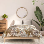 Mushrooms in moon forest A Comforter Gallery Image 3