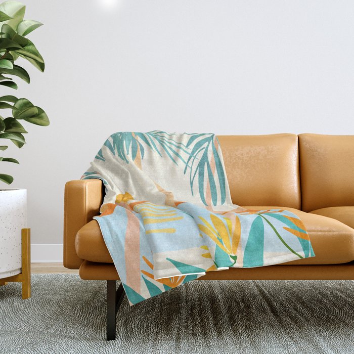 Bali Sunset Throw Blanket Gallery Image 1