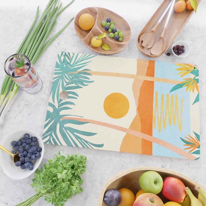 Bali Sunset Cutting Board Gallery Image 2