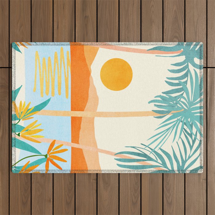 Bali Sunset Outdoor Rug Gallery Image 1