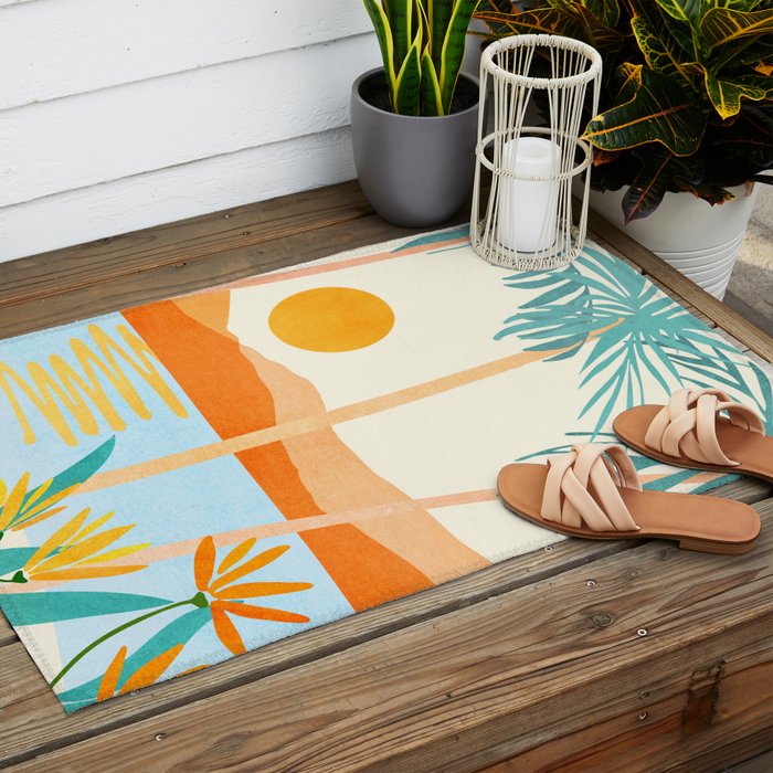 Bali Sunset Outdoor Rug Gallery Image 2