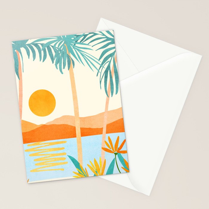 Bali Sunset Stationery Card Gallery Image 2