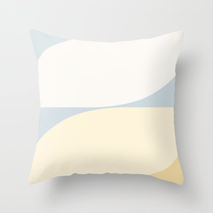Almond Abstract XV Throw Pillow Gallery Image 6