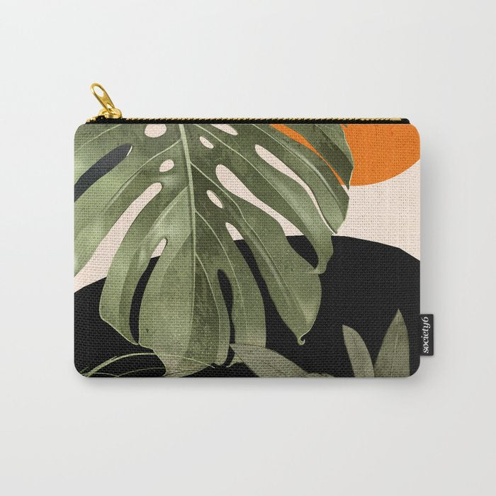 Jungle Abstract 11 Carry All Pouch Gallery Image 1