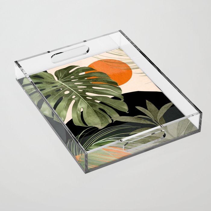 Jungle Abstract 11 Acrylic Tray Gallery Image 1