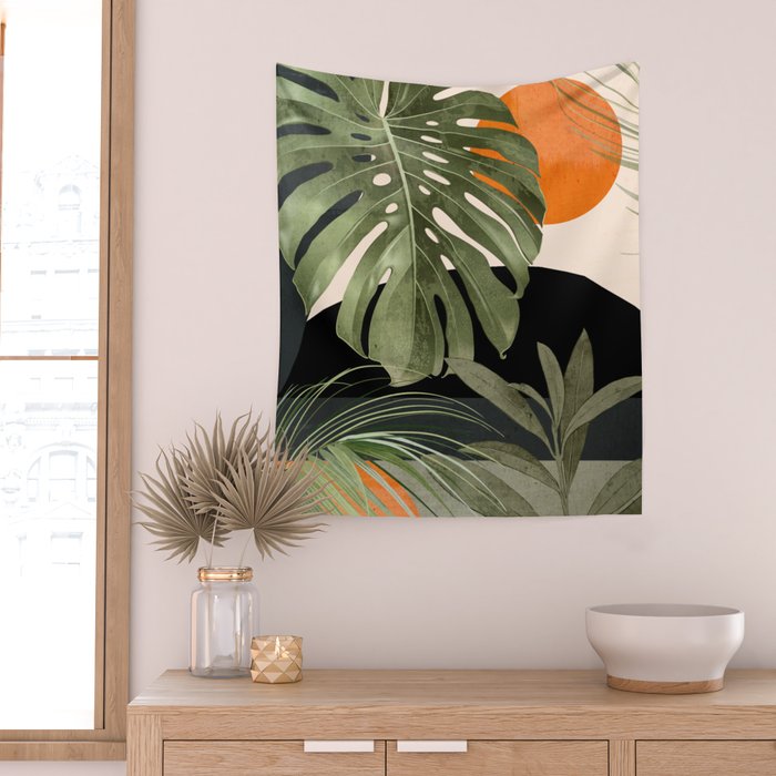 Jungle Abstract 11 Wall Tapestry Gallery Image 2